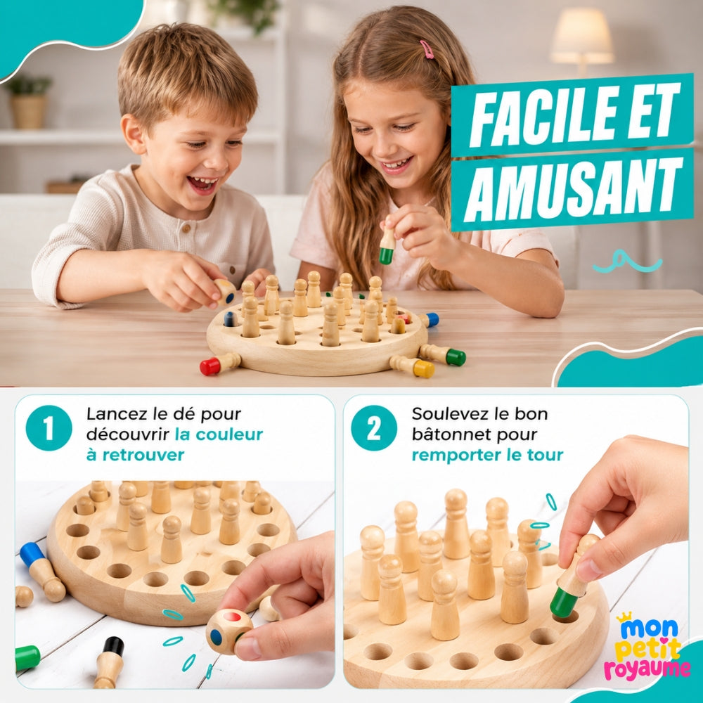 MémoSticks – Le jeu de mémoire qui défie toute la famille