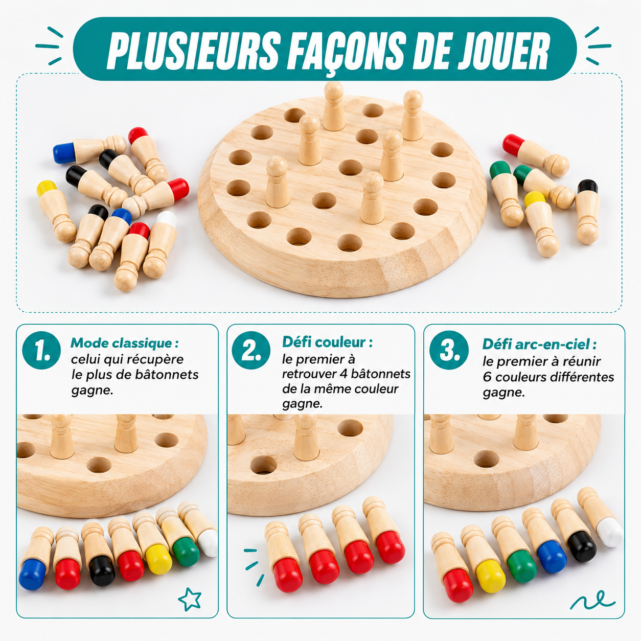 MémoSticks – Le jeu de mémoire qui défie toute la famille