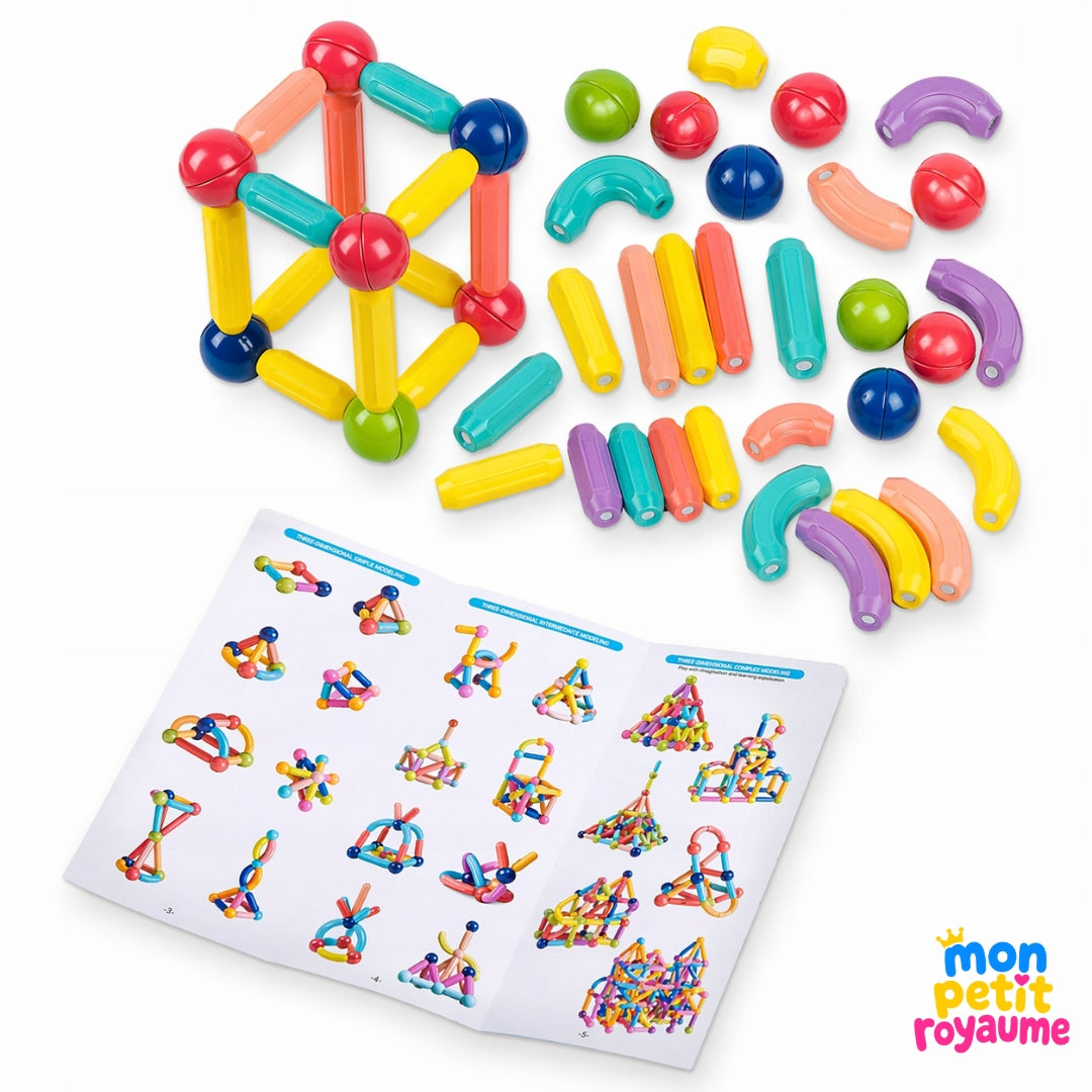 Kit de construction magnétique Blocs & Sens