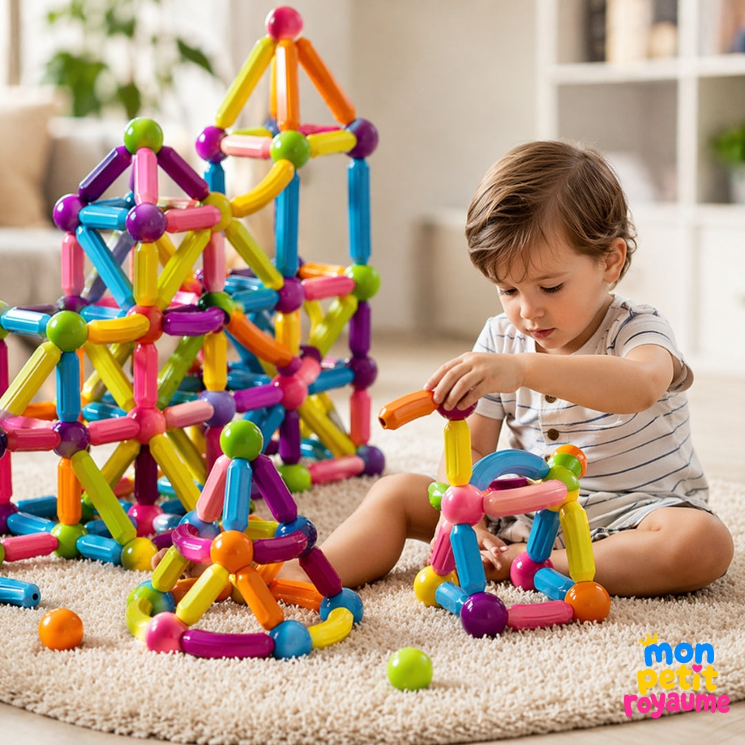 Kit de construction magnétique Blocs & Sens