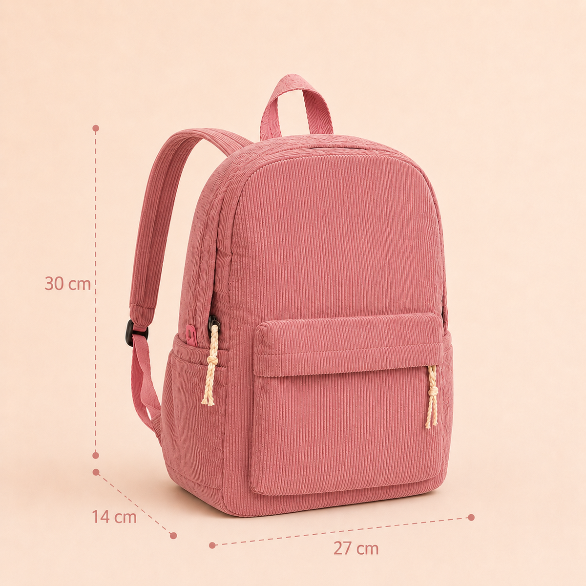 Sac à dos en velours personnalisé