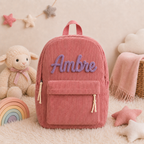 Sac à dos en velours personnalisé